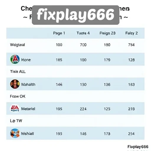 Perbandingan Game yang Tersedia di Fixplay666 dan Situs Lain